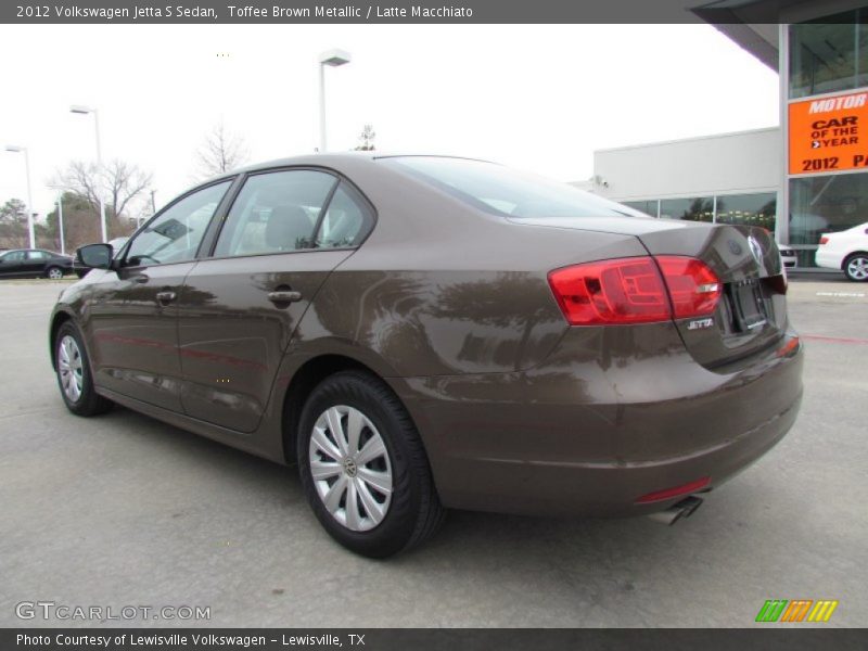 Toffee Brown Metallic / Latte Macchiato 2012 Volkswagen Jetta S Sedan