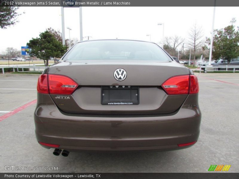 Toffee Brown Metallic / Latte Macchiato 2012 Volkswagen Jetta S Sedan