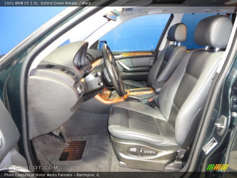 Oxford Green Metallic / Black 2001 BMW X5 3.0i