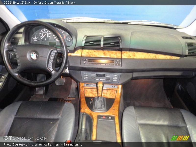 Oxford Green Metallic / Black 2001 BMW X5 3.0i