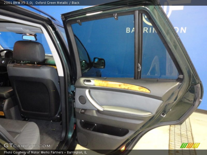 Oxford Green Metallic / Black 2001 BMW X5 3.0i