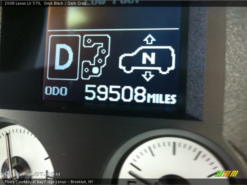 Onyx Black / Dark Gray 2008 Lexus LX 570