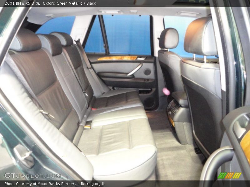 Oxford Green Metallic / Black 2001 BMW X5 3.0i