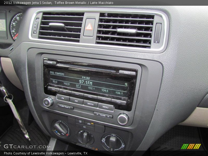 Toffee Brown Metallic / Latte Macchiato 2012 Volkswagen Jetta S Sedan