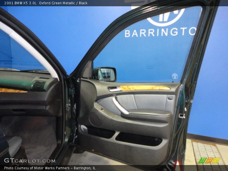Oxford Green Metallic / Black 2001 BMW X5 3.0i