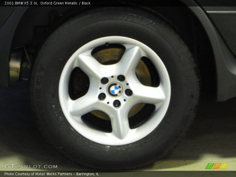 Oxford Green Metallic / Black 2001 BMW X5 3.0i