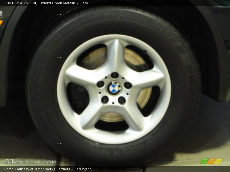 Oxford Green Metallic / Black 2001 BMW X5 3.0i