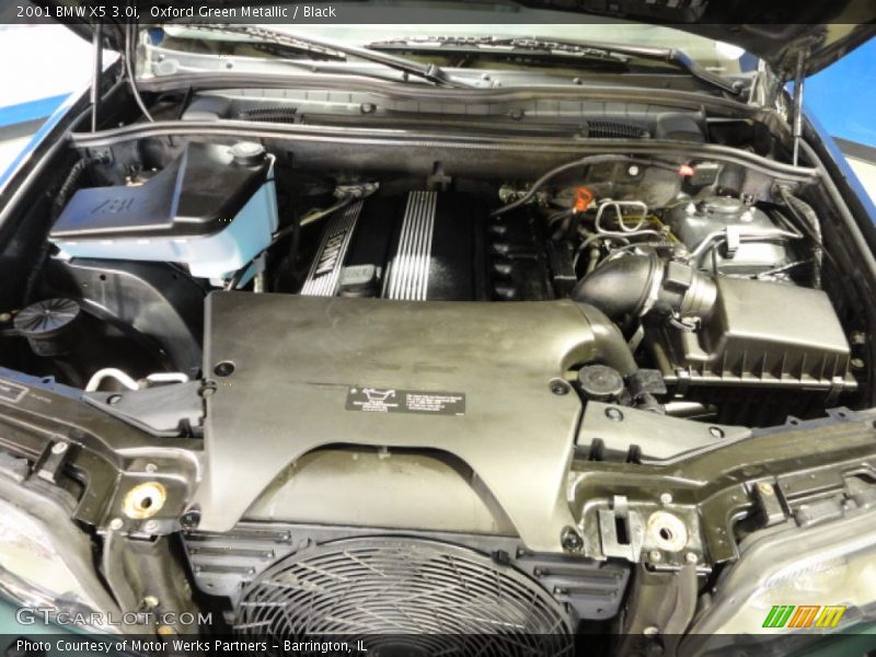 Oxford Green Metallic / Black 2001 BMW X5 3.0i