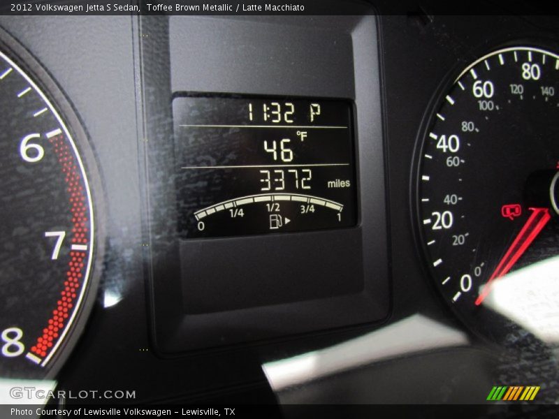 Toffee Brown Metallic / Latte Macchiato 2012 Volkswagen Jetta S Sedan