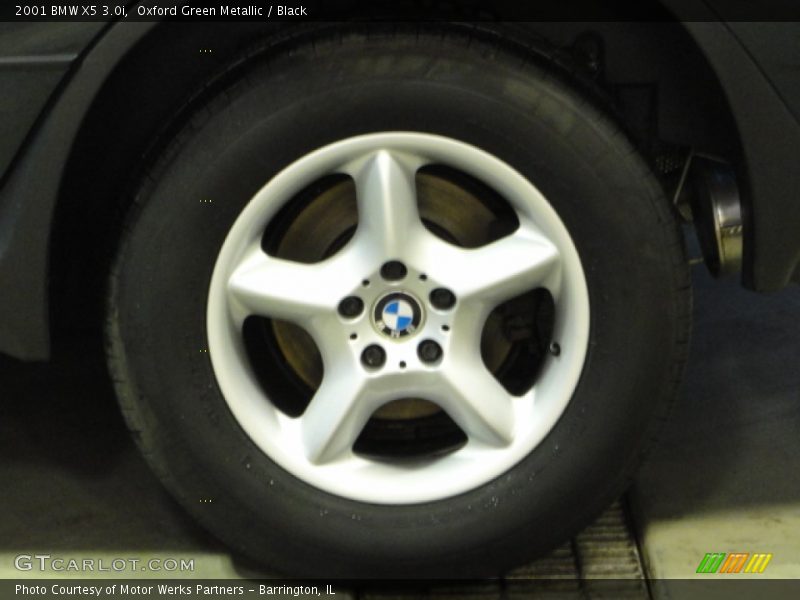 Oxford Green Metallic / Black 2001 BMW X5 3.0i