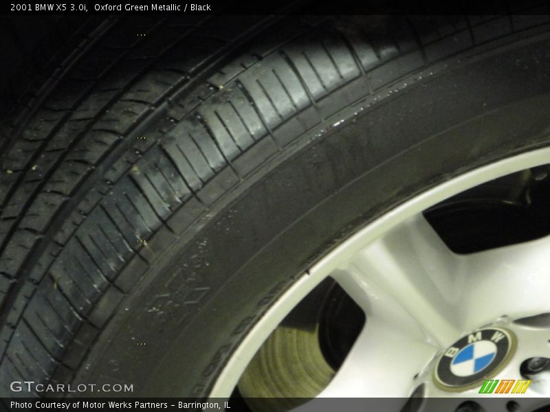 Oxford Green Metallic / Black 2001 BMW X5 3.0i