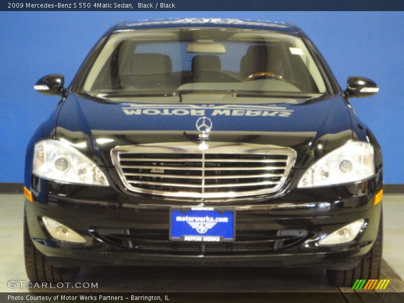 Black / Black 2009 Mercedes-Benz S 550 4Matic Sedan