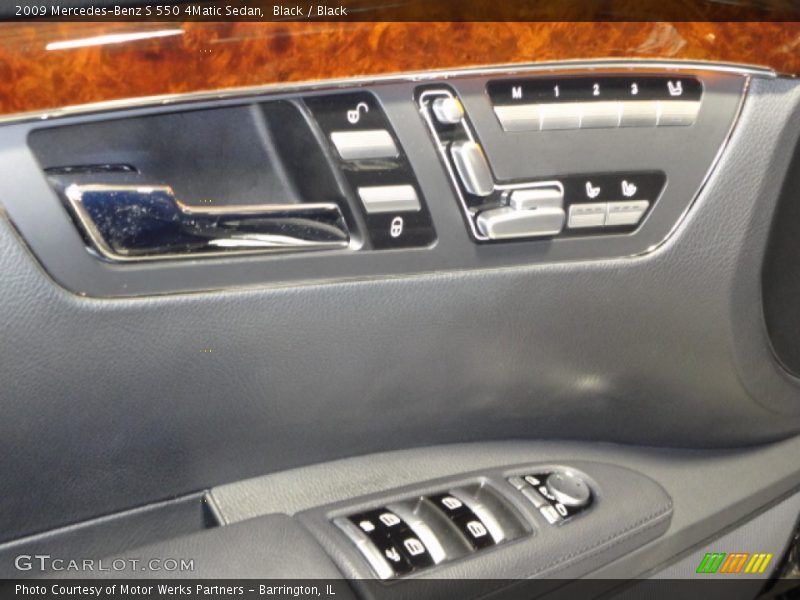 Black / Black 2009 Mercedes-Benz S 550 4Matic Sedan