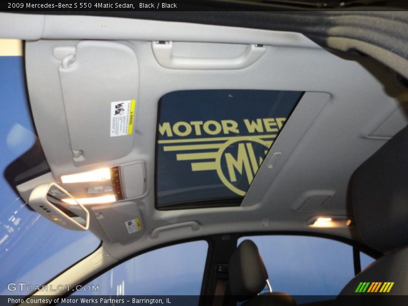 Black / Black 2009 Mercedes-Benz S 550 4Matic Sedan