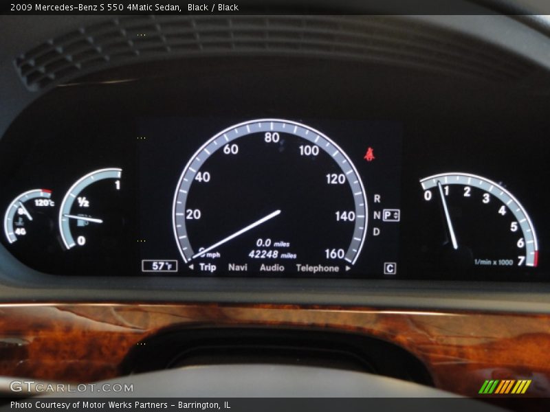 Black / Black 2009 Mercedes-Benz S 550 4Matic Sedan
