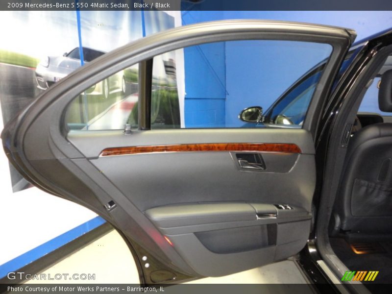 Black / Black 2009 Mercedes-Benz S 550 4Matic Sedan