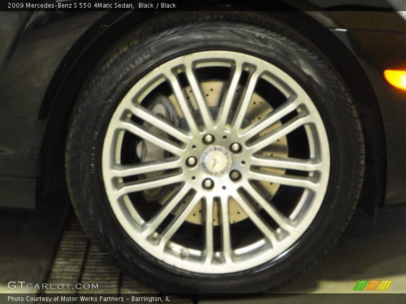 Black / Black 2009 Mercedes-Benz S 550 4Matic Sedan