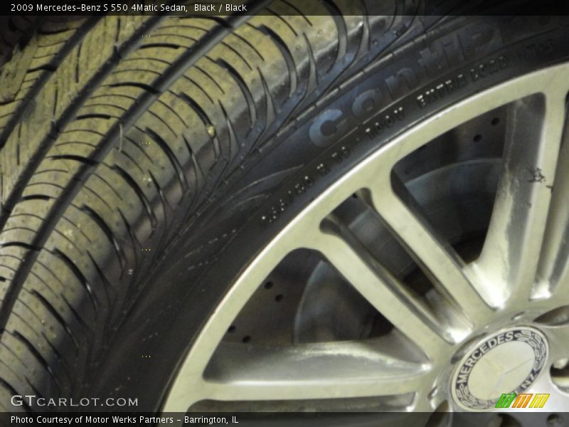 Black / Black 2009 Mercedes-Benz S 550 4Matic Sedan