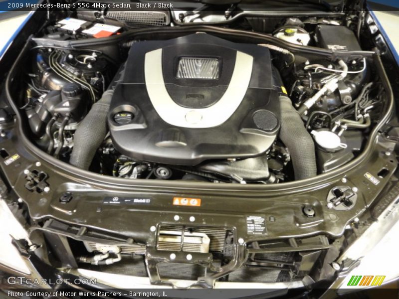 Black / Black 2009 Mercedes-Benz S 550 4Matic Sedan