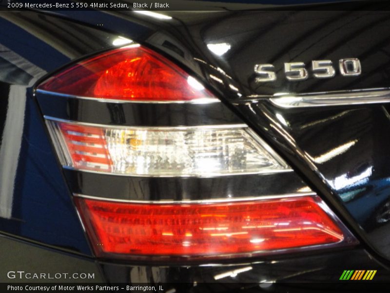 Black / Black 2009 Mercedes-Benz S 550 4Matic Sedan