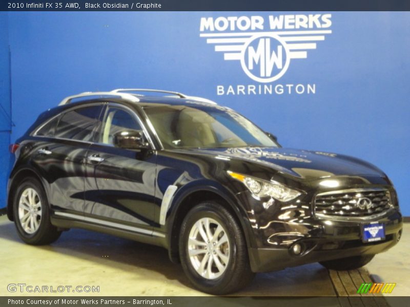 Black Obsidian / Graphite 2010 Infiniti FX 35 AWD