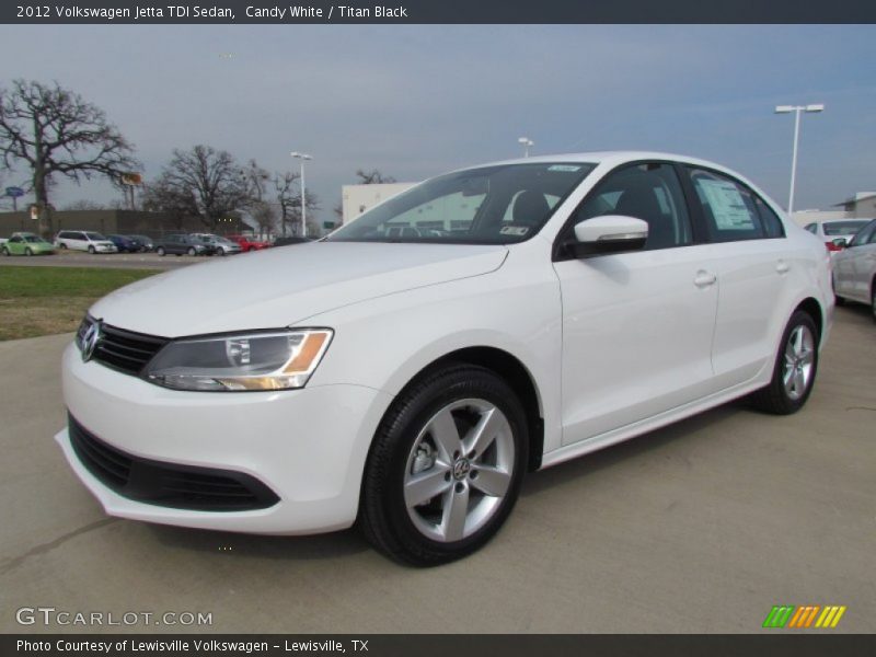 Candy White / Titan Black 2012 Volkswagen Jetta TDI Sedan