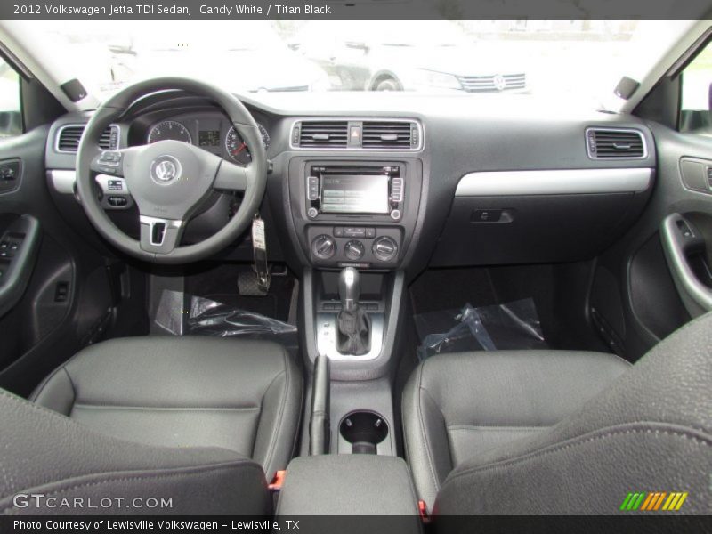 Candy White / Titan Black 2012 Volkswagen Jetta TDI Sedan