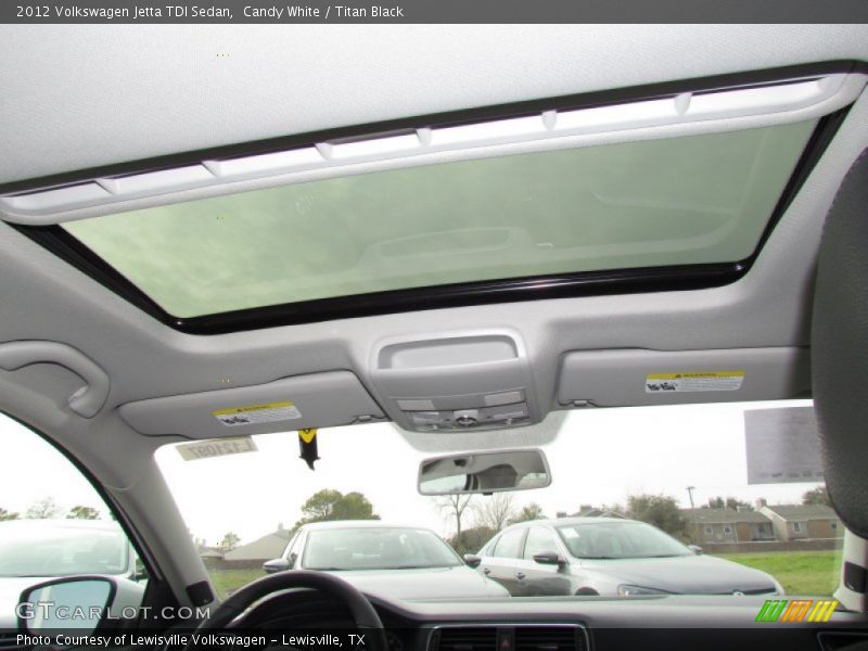 Candy White / Titan Black 2012 Volkswagen Jetta TDI Sedan