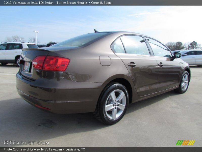 Toffee Brown Metallic / Cornsilk Beige 2012 Volkswagen Jetta TDI Sedan