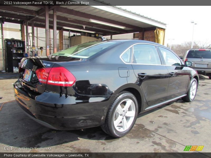 Black / Cornsilk Beige 2012 Volkswagen Passat TDI SE