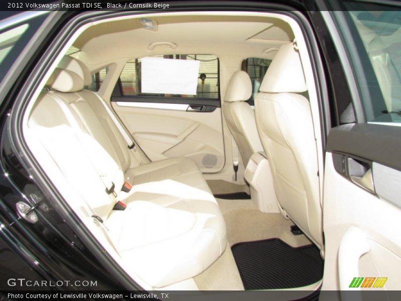 Black / Cornsilk Beige 2012 Volkswagen Passat TDI SE