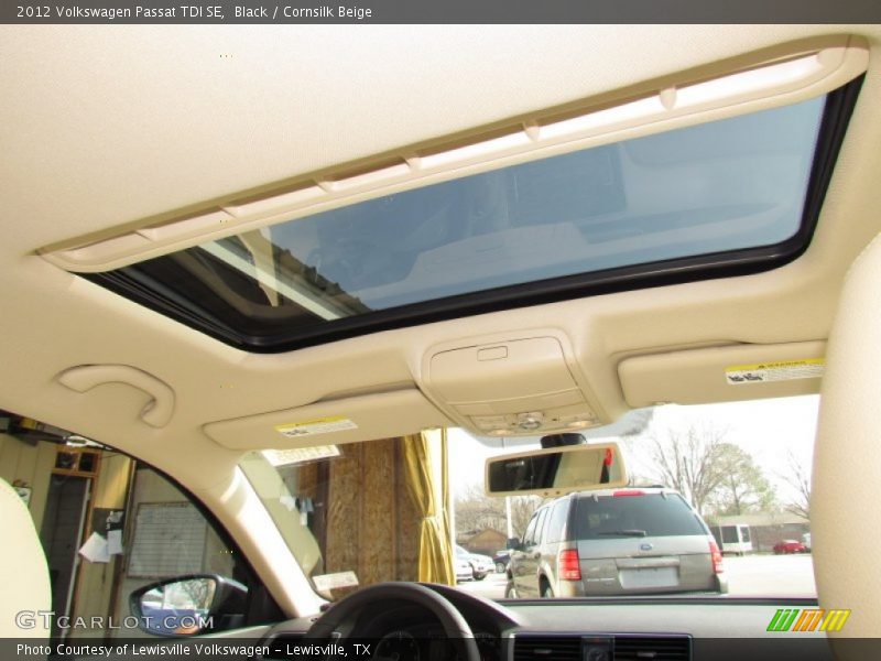 Black / Cornsilk Beige 2012 Volkswagen Passat TDI SE
