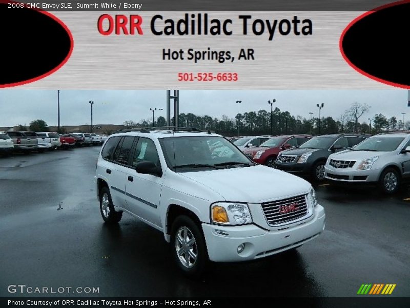 Summit White / Ebony 2008 GMC Envoy SLE