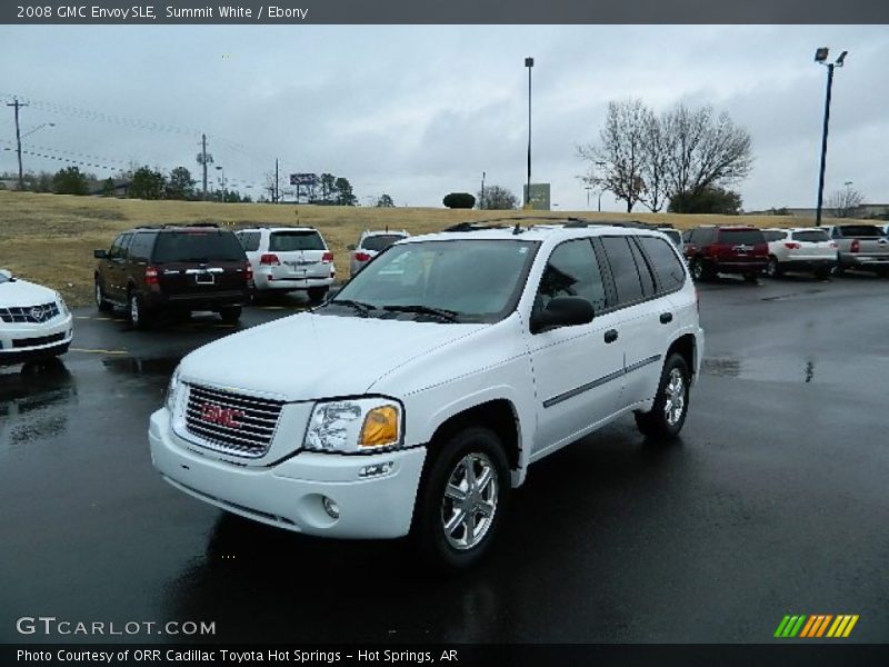 Summit White / Ebony 2008 GMC Envoy SLE
