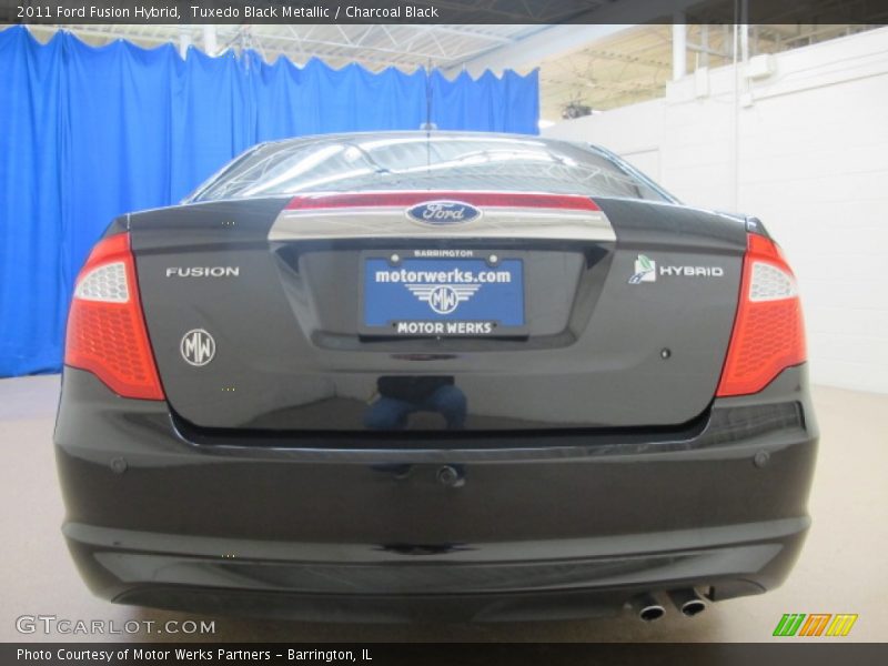 Tuxedo Black Metallic / Charcoal Black 2011 Ford Fusion Hybrid