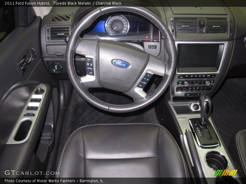 Tuxedo Black Metallic / Charcoal Black 2011 Ford Fusion Hybrid