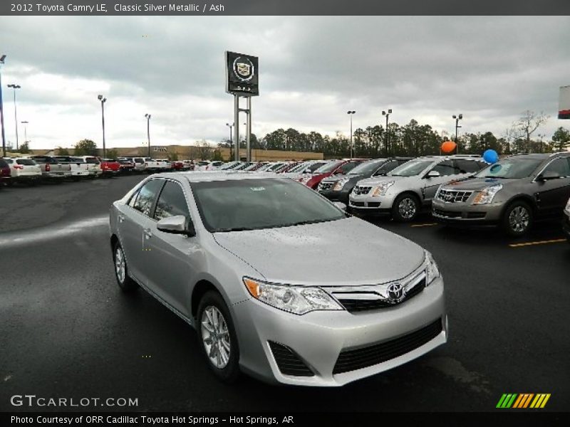 Classic Silver Metallic / Ash 2012 Toyota Camry LE