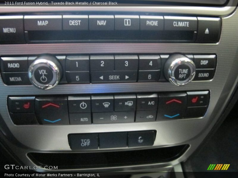 Tuxedo Black Metallic / Charcoal Black 2011 Ford Fusion Hybrid