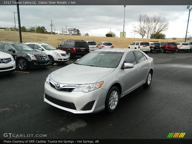 Classic Silver Metallic / Ash 2012 Toyota Camry LE