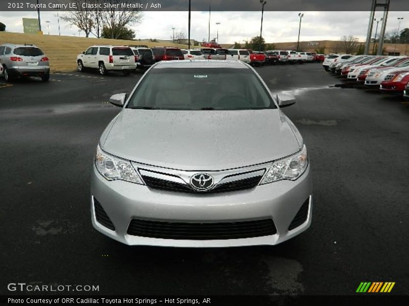 Classic Silver Metallic / Ash 2012 Toyota Camry LE