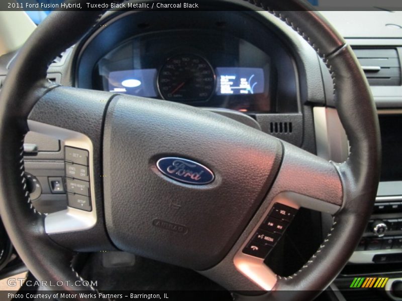 Tuxedo Black Metallic / Charcoal Black 2011 Ford Fusion Hybrid