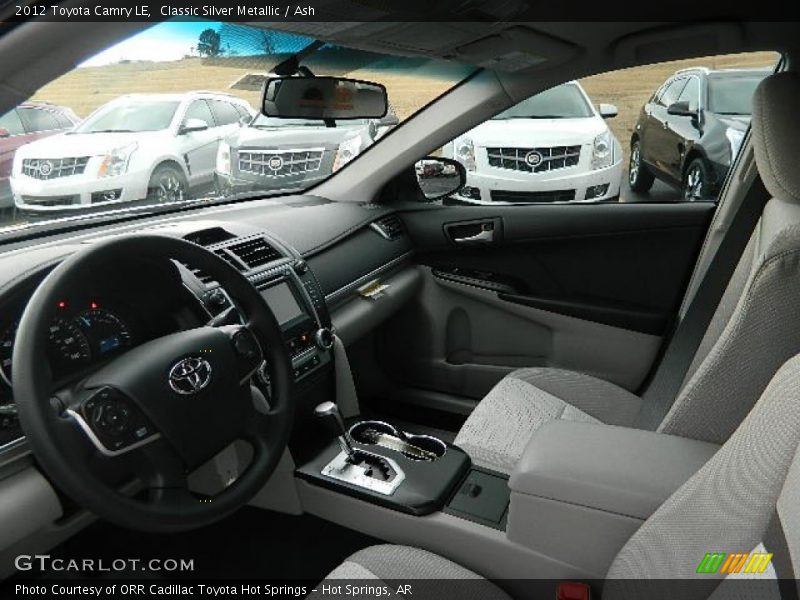 Classic Silver Metallic / Ash 2012 Toyota Camry LE