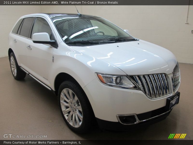 White Platinum Tri-Coat / Bronze Metallic 2011 Lincoln MKX Limited Edition AWD