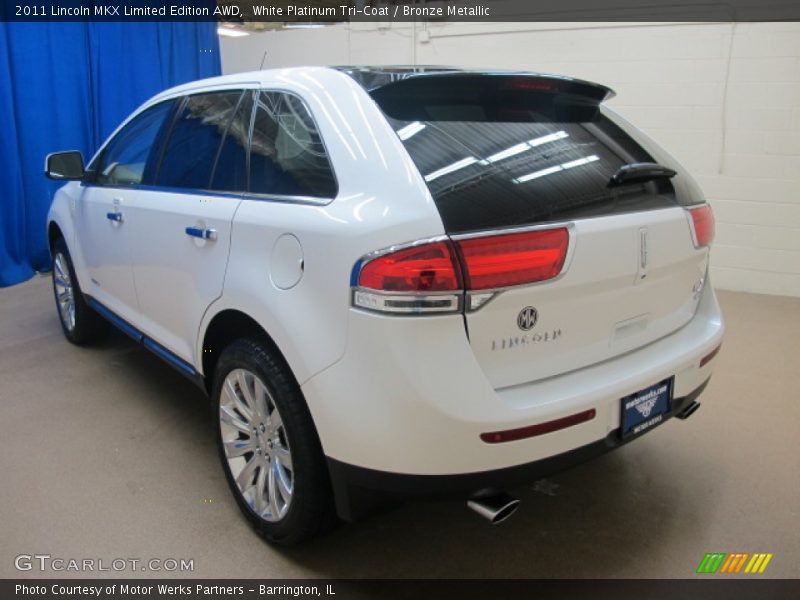 White Platinum Tri-Coat / Bronze Metallic 2011 Lincoln MKX Limited Edition AWD