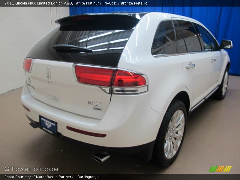 White Platinum Tri-Coat / Bronze Metallic 2011 Lincoln MKX Limited Edition AWD
