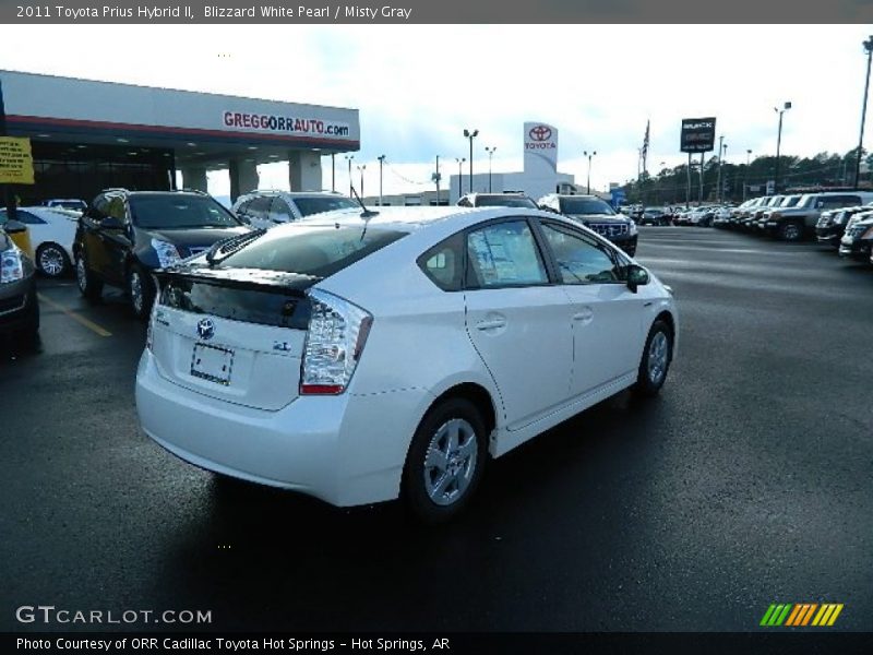 Blizzard White Pearl / Misty Gray 2011 Toyota Prius Hybrid II