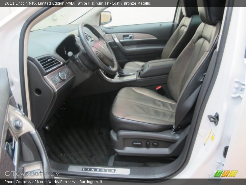 White Platinum Tri-Coat / Bronze Metallic 2011 Lincoln MKX Limited Edition AWD