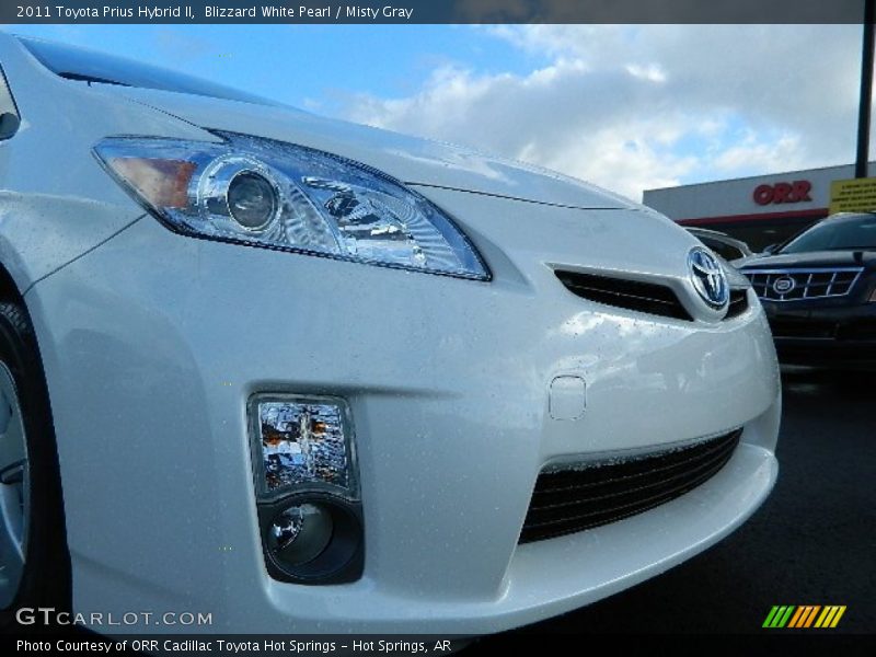 Blizzard White Pearl / Misty Gray 2011 Toyota Prius Hybrid II
