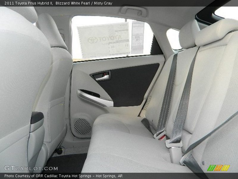 Blizzard White Pearl / Misty Gray 2011 Toyota Prius Hybrid II