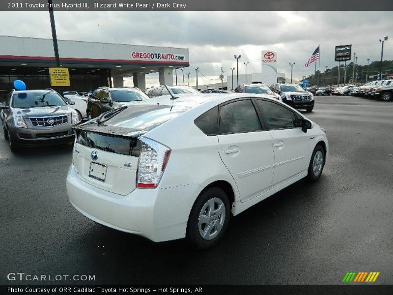 Blizzard White Pearl / Dark Gray 2011 Toyota Prius Hybrid III